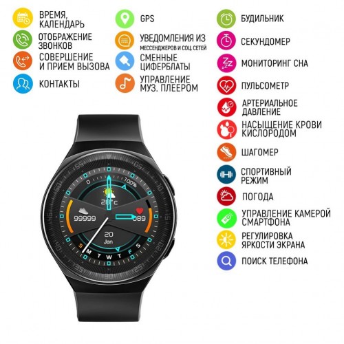 Смарт часы Modfit Action All Black