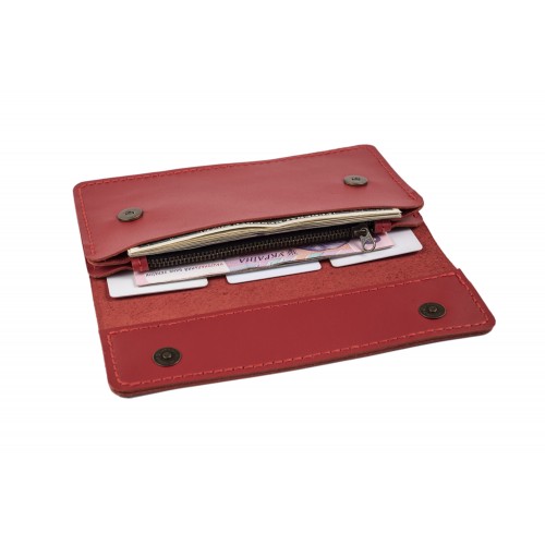 Кошелек - клатч Clutch красный  Crazy